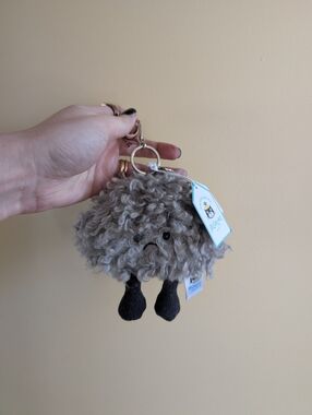 JELLYCAT AMUSEABLES STORM CLOUD BAG CHARM
